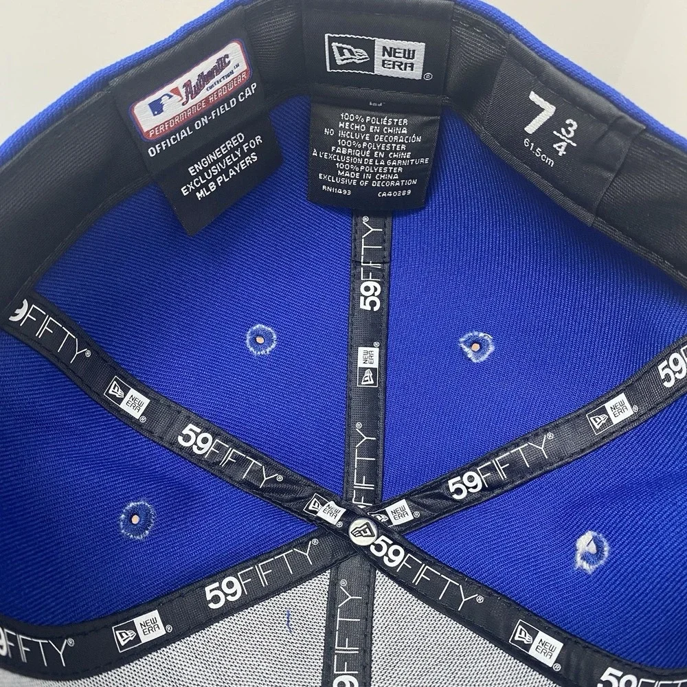 Kansas City Royals 7 3/4‎ New Era Authentic On-Field 59FIFTY Fitted Hat cap MLB